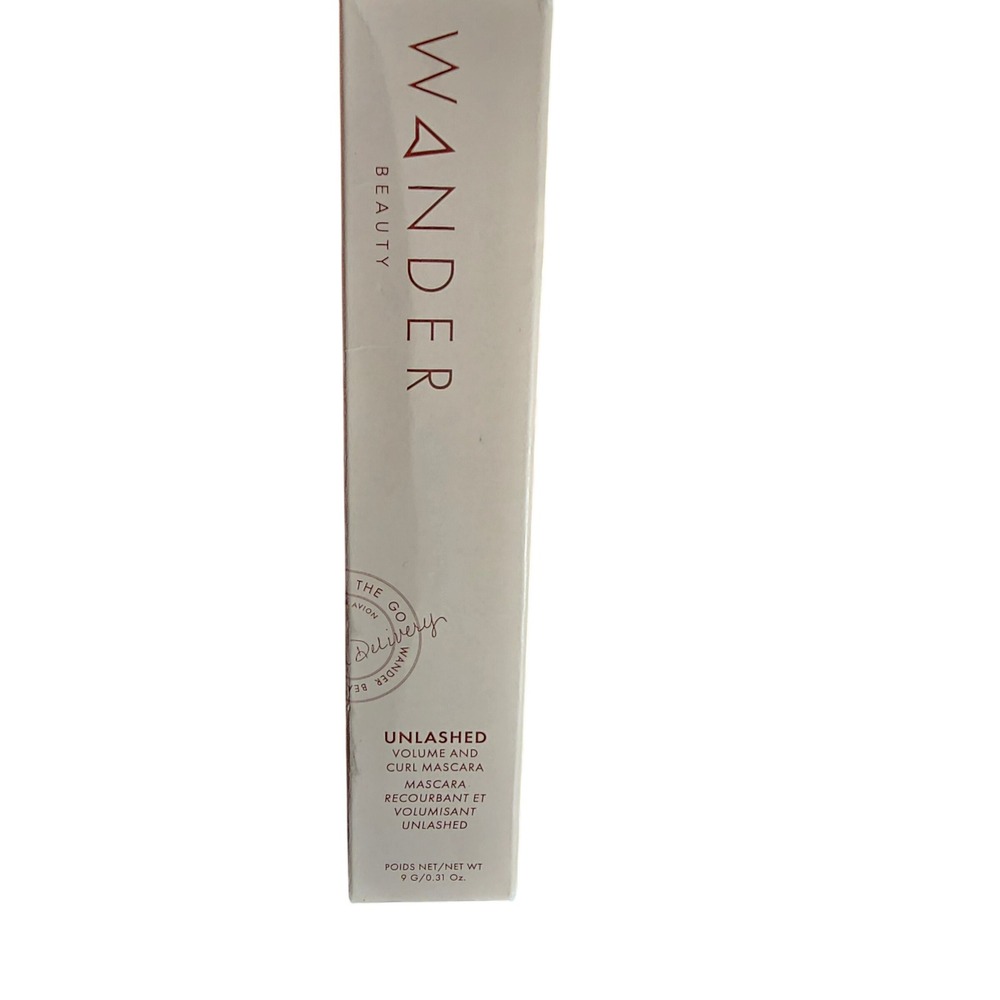 Wander Beauty Unlashed Volume and Curl Mascara Tarmac Black 9g 0.31oz New‎ Box